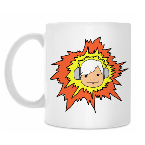 Кружка с принтом Наушники