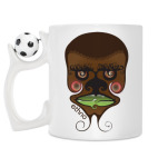 Кружка с футбольным мячиком