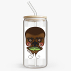 Банка с бамбуковой крышкой