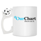 Кружка с футбольным мячиком