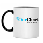 Кружка двухцветная