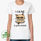 Женская футболка органик