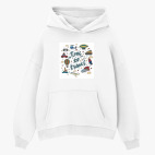 Толстовка худи оверсайз