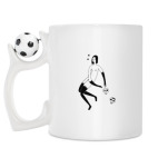 Кружка с футбольным мячиком
