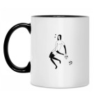 Кружка двухцветная