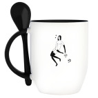 девушка и два черепа