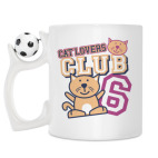 Кружка с футбольным мячиком