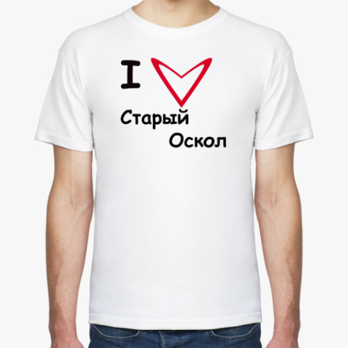 Футболка с принтом Старый Оскол