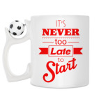 Кружка с футбольным мячиком