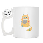 Кружка с футбольным мячиком