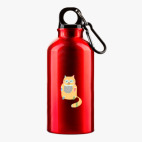 Металлическая бутылка 400 мл UV-DTF