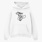 Толстовка худи оверсайз