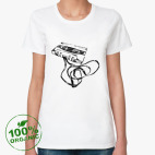 Женская футболка органик
