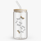 Банка с бамбуковой крышкой