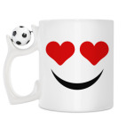 Кружка с футбольным мячиком