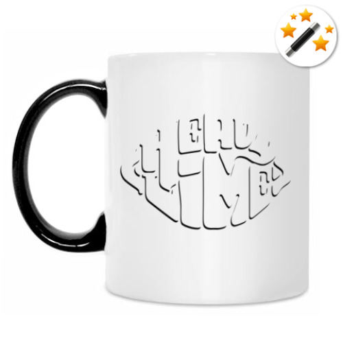 Кружка-хамелеон с принтом Heavy Lime