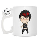 Кружка с футбольным мячиком