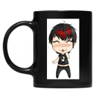 Кружка цветная UV-DTF