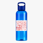 Прозрачная спортивная бутылка