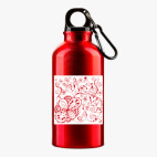 Металлическая бутылка 400 мл UV-DTF