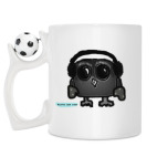 Кружка с футбольным мячиком