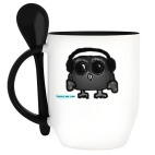 Кружка с ложкой