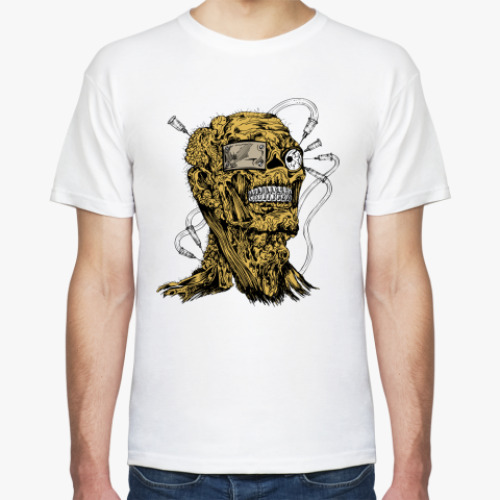 Футболка с принтом  Череп