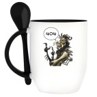 Кружка с ложкой