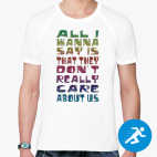 Мужская спортивная футболка