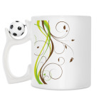 Кружка с футбольным мячиком