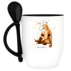 Кружка с ложкой