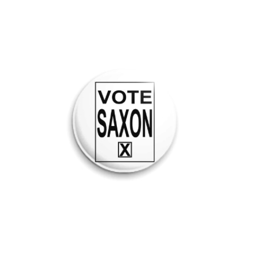 Значок 25мм Vote Saxon