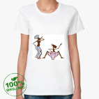 Женская футболка органик