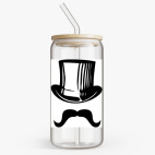 Банка с бамбуковой крышкой