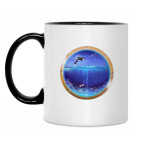 Кружка двухцветная