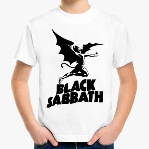 Детская футболка с принтом Black Sabbath