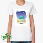 Женская футболка органик