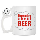 Кружка с футбольным мячиком