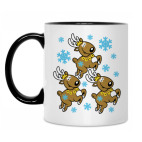 Кружка двухцветная