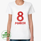 Женская футболка органик