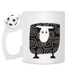 Кружка с футбольным мячиком
