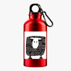 Металлическая бутылка 400 мл UV-DTF