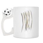 Кружка с футбольным мячиком