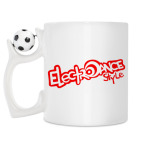 Кружка с футбольным мячиком