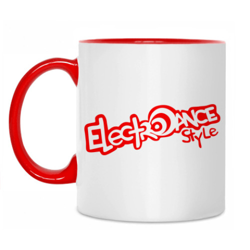Кружка с принтом Electrodance style