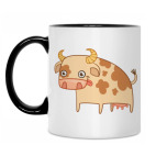 Кружка двухцветная