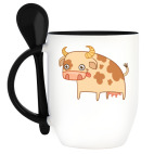 Кружка с ложкой