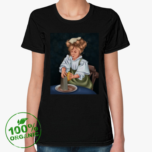 Женская футболка из органик-хлопка Арт «друзья»