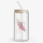 Банка с бамбуковой крышкой