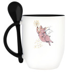 Кружка с ложкой